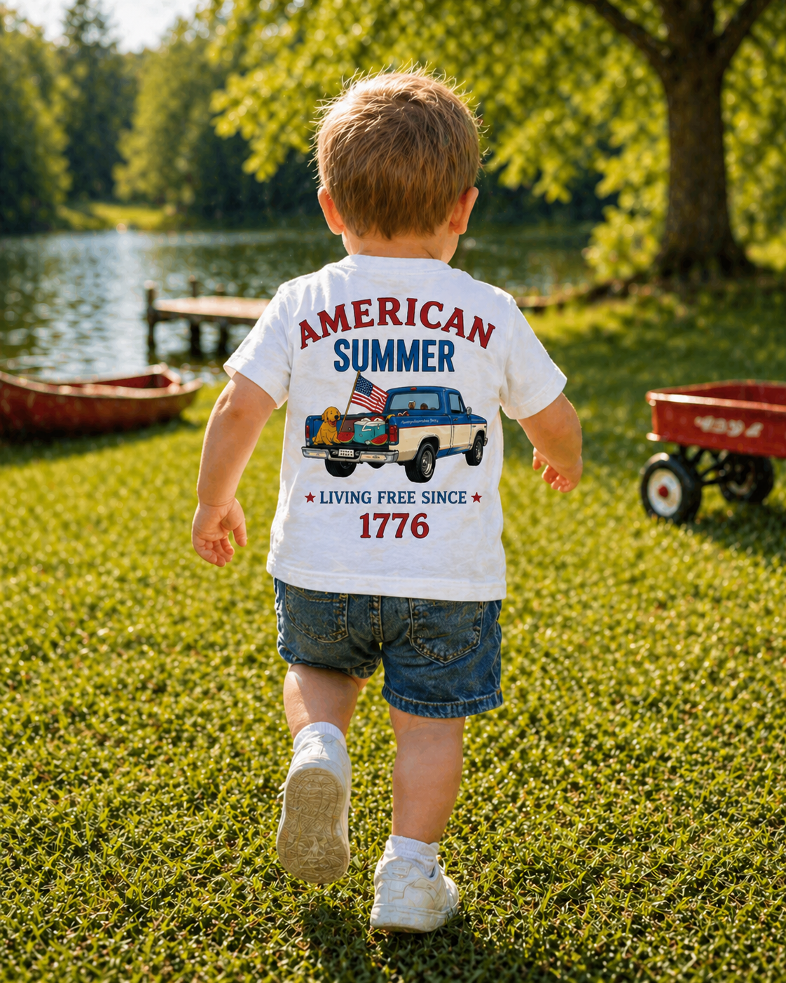 Toddler Tee — "American Summer"