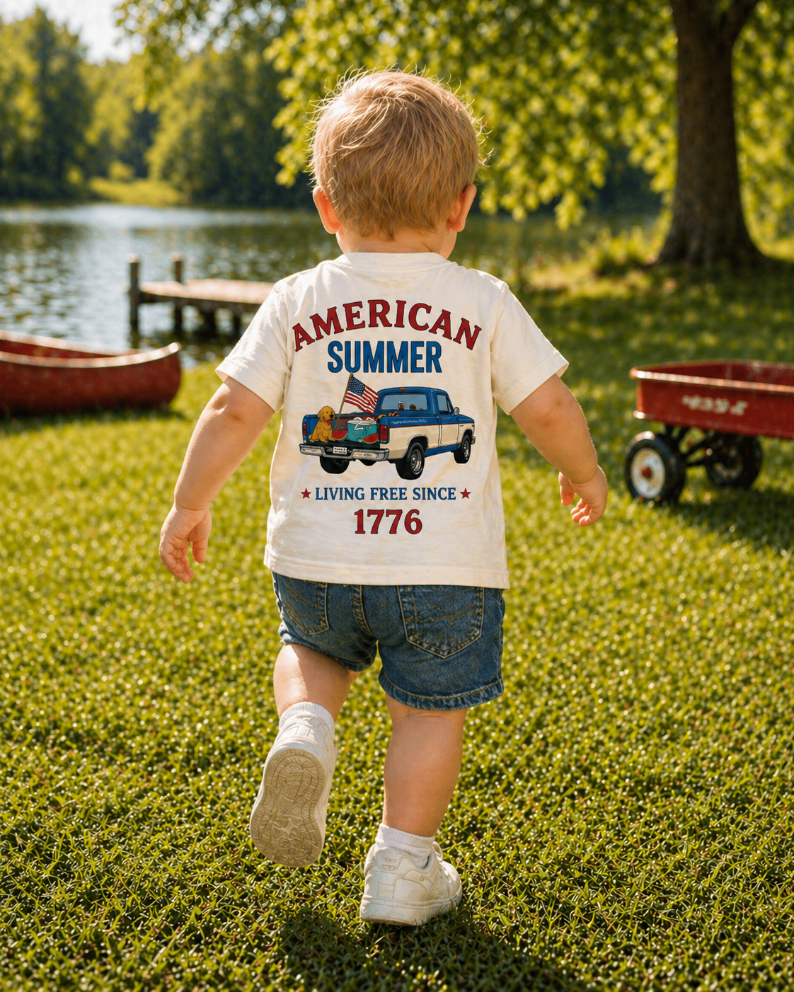 Toddler Tee — "American Summer"