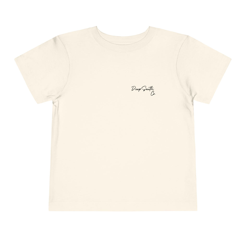 Toddler Tee — 'Deep South Co. Provisions' Boat Graphic